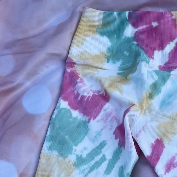 Avocado Leggings Tie Dye Yoga Pants - Picture 2 of 9